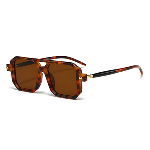 High Quality UV 400 Aviation Fashion Sun <strong>Glasses</strong> New Styles Plastic Double Bridge for Kids Custom Logo <strong>Baby</strong> Sunglasses PC <strong>Frame</strong> - Product Image 2