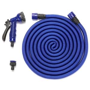 Tuyau d'arrosage extensible automatique 3x en TPE/double latex flexible de 3/4'' avec pistolet pulvérisateur pour le nettoyage de voiture - Fournitures de jardin - Product Image 4