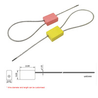 YC-S006 Mittelschwere Hochfeste Einweg-ABS-Draht Manipulationssichere Sicherheitssiegel zur Versiegelung von Lagerhäusern, Taschen, Messgeräten, Ventilen, Tanks