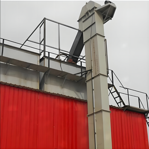 Verticale emmertransportband van roestvrij staal, duurzaam, 50m/min, industrieel gebruik, voor stof/droog poeder/kolenschroei/cement. - Product Image 5