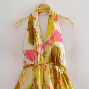 Vestido de Fiesta Sexy de Verano, Estilo Boutique, Sin Mangas, Ajustado, Casual, con Escote Profundo en V, Espalda Descubierta, Mini Vestido Elegante para Mujer - Product Image 2