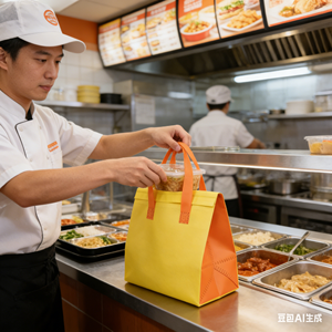 Mochila Térmica para Entrega de Alimentos, Duradera, Ecológica, Informal, con Aislamiento, con Cierre para Pizza y Artículos Fríos - Product Image 1