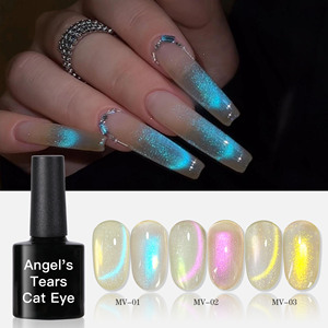 Esmalte de uñas en <span class=keywords><strong>gel</strong></span> para ojos de gato con lágrimas de Ángel de alta calidad al por mayor de OEM proveedor de esmalte de uñas en <span class=keywords><strong>gel</strong></span> magnético para ojos de gato - Product Image 1