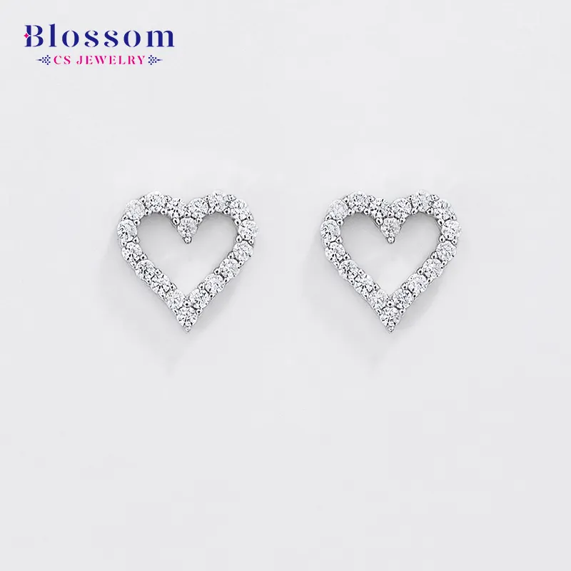 Blossom CS เครื่องประดับโรงงาน Fine 925 เงินต่างหูสร้อยคอ 2 ชิ้นเครื่องประดับเพทายชุดเครื่องประดับสําหรับสตรี