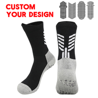 Chaussettes de course confortables avec logo personnalisé, chaussettes de basketball d'élite pour hommes absorbant la transpiration, chaussettes de sport antidérapantes pour le football