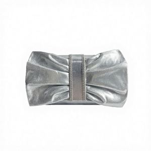 Bolso de Mano con Cadena Diagonal, PVC Electrochapado Brillante, Bolso de Noche con Cadena para Mujer - Product Image 2