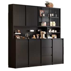 Buffet en bois massif avec armoire de rangement 900 mm de haut pour salle à manger et salon - Product Image 5