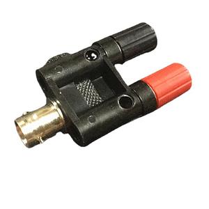 Conector BNC niquelado tipo banana para monitorización, hembra a 2 terminales de video BNC hembra a 2 enchufes banana hembra, salida de fábrica - Product Image 2