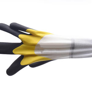 قفازات عالمية مخصصة مضادة للانزلاق مطلية باللاتكس ، قفاز عمل كهربائي آمن - Product Image 6