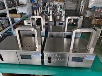 Machine d'emballage de bobines de câble en acier inoxydable, machine à reglier les bobines de fil, machine d'emballage de film OPP de 12 mm de largeur