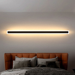 Lampe murale LED à longue bande, 120 puces, étanche, éclairage extérieur pour porte d'entrée, villa, cour, clôture, balcon, cour intérieure - Product Image 1