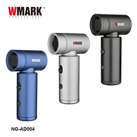 WMARK NG-AD004 Aspirateur à air professionnel 2 en 1 en métal, aspirateur portable sans fil, outil de barbier pour salon avec une forte aspiration