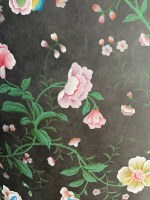 Papier peint peint à la main SUNGPU, chinoiserie personnalisée, écologique, motif de pivoine, papier peint mural peint à la main pour la décoration de villas, de maisons et de restaurants