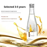 Boissons végétales naturelles stérilisées à faible teneur en gras à base de racine entière de bouleau de la montagne de Changbai, en bouteille de verre, en vrac, pour importateurs mondiaux