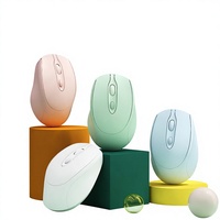 Souris sans fil rechargeable à capteur optique silencieuse et mignonne pour filles, pour ordinateur portable et tablette