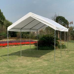 Abri de voiture/Garage en <span class=keywords><strong>aluminium</strong></span> et acier, pratique, durable, facile à assembler, imperméable, avec revêtement PVC, par GARDENWILD, avec bouton poussoir pour paroi latérale - Product Image 4