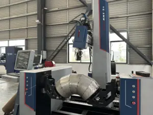HOGI Machine automatique de soudage de cordons de cheminée de conduit de réservoir de cylindre en métal Soudeuse laser TIG Mig