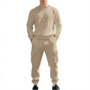 Suéter de Punto para Hombre Xeltech, Otoño, Delgado, con Bloques de Color, Holgado, Estilo Europeo Americano, Cuello Redondo, Casual, Manga Larga, 100% Fibra de Bambú - Product Image 2