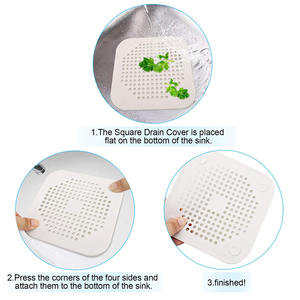 Kitchen <b>Sink</b> Basket Strainer Plastic Silica Gel Eco-Friendly Anti-blocking Bathtub <b>Stopper</b> Bathroom Floor <b>Drain</b> Shower <b>Sink</b> - Product Image 6