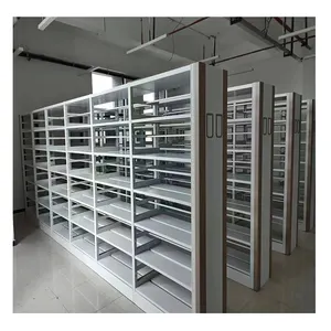 High Quality and Durable modern furniture book display shelf office school library bookcases metal steel book shelves rack