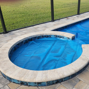 Easy to Install and Use PE Solar <b>Cover</b> for Pool-UV Resistant Foldable Maintains Water <b>Temperature</b> - Product Image 6