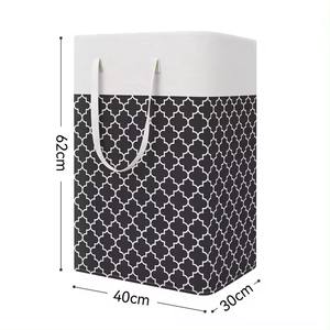Fast Dispatch 82L Custom Collapsible Laundry Hamper <b>Large</b> Capacity Foldable Laundry <b>Basket</b> Washing Bag with Alloy Handles - Product Image 5