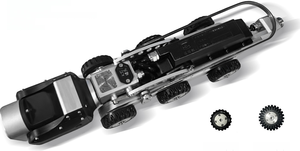 רובוט בדיקת צנרת Wi-Fi עם זום 10x וסיבוב/הטיה |   מצלמת זחל תת-ימית עמידה למים עבור תוכנת ניהול קווי ניקוז ביוב - Product Image 3