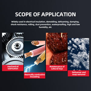 고품질 단열 실리콘 오일 100ml 특수 유지 보수 트레드밀 윤활유 실리콘 오일 산업 기계 용 - Product Image 4