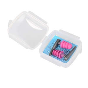 Bouchons d'oreilles en mousse pour adultes et enfants, souples et imperméables, pour la plongée et la flottaison, avec étui en plastique jaune - Product Image 2