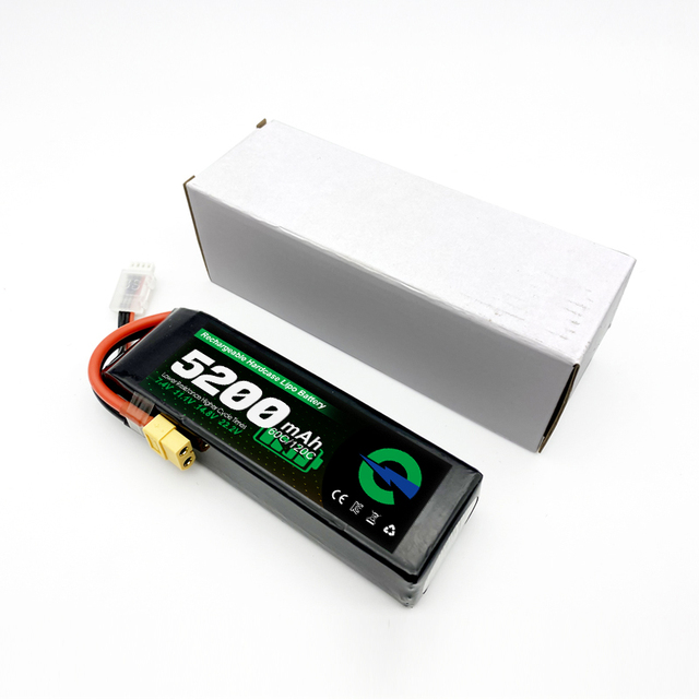 Enerforce 4s 5200mAh Lipo 3s 5200mAh 14.8V 11.1V 120C XT90 Anti Spark RC Semi-solid State LiPo Battery for Car Boat Drone