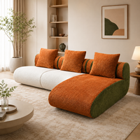Schmale Treppenfreundliche Komprimierte Sofabox Modulares Aufblasbares Modernes Design für Kleine Studio-Apartments und Parknutzung Werkzeugfreie Montage