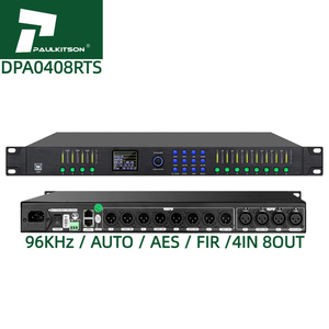 Paulkitson Bộ vi xử lý dpa0408rts DSP Bộ vi xử lý linh sam Auto AES 4in 8out <span class=keywords><strong>96</strong></span> kHz kỹ thuật số Bộ vi xử lý âm thanh chuyên nghiệp thiết bị âm thanh - Product Image 1