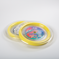 Cordage de badminton en nylon super durable de haute qualité, couleur jaune citron, série Candy