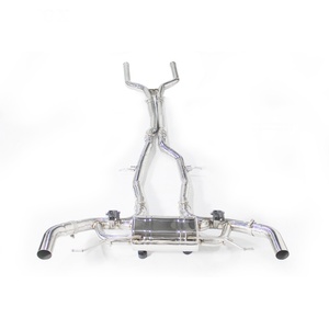 ท่อไอเสียสแตนเลสสำหรับ Mercedes Benz GLC63 AMG ท่อไอเสีย X253 valvetronic อัตราการไหลสูง - Product Image 1