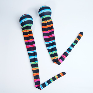 Accessoires de jonglage : Poi en polyester multicolores de 20 cm, en forme de chaussette élastique, pour jonglage à la main et mouvements ondulés - Product Image 4