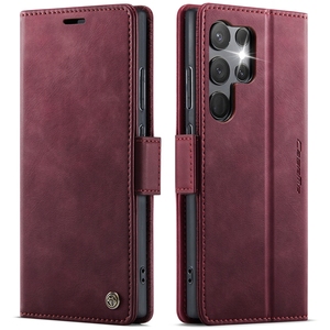 Pour <span class=keywords><strong>Samsung</strong></span> Galaxy S25 Edge S25 Ultra S24 <span class=keywords><strong>Plus</strong></span> S23 FE S22 S21 S20 <span class=keywords><strong>S10</strong></span> Retro <span class=keywords><strong>Caseme</strong></span> Magnetic Wallet Case Leather Flip Phone Cover - Product Image 3