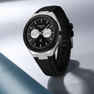 Reloj de Hombre de Silicona Genuina con Correa de Silicona, Multifuncional, para Negocios, Resistente al Agua, con Luz Nocturna, RD932106M - Product Image 5