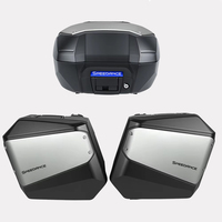 Ensemble de bagages 3 pièces pour motos, avec support de fixation sans dommage pour top-case, sacoches latérales et arrière, pour Honda XADV750