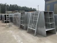 Andamio de Acero Q235 con Marco de Puerta Pintado de Negro, Andamio de Acero para Construcción y Decoración