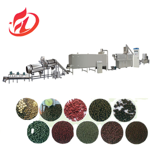 Automatic Twin Screw Stainless Steel <b>Fish</b> Dog Feed Pellet Machine Production Line Floating <b>Fish</b> Feed Making Machine - Product Image 1