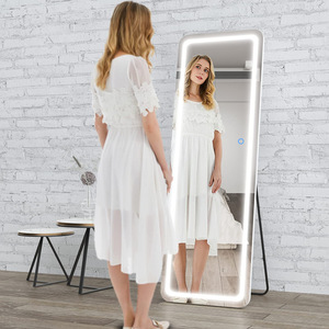 <span class=keywords><strong>Espejo</strong></span> LED <span class=keywords><strong>Rectangular</strong></span> de Cuerpo Entero al por Mayor, <span class=keywords><strong>Espejo</strong></span> de Vanidad Iluminado Independiente y de Pared para Hogar y Hotel - Product Image 3