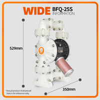 GODO BFQ-25S 1 pouce PP Air Pompe à double membrane Médecine chimique Pompe pneumatique industrielle