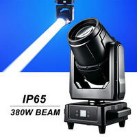 FEIYUEYUE Projecteur à faisceau mobile DMX étanche IP65 380W 20R avec prisme 8+24 pour éclairage de scène de concert