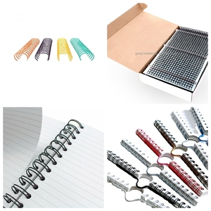 Đôi Vòng dây màu sắc đôi xoắn ốc vòng <span class=keywords><strong>l</strong></span>ặp cho cuốn sách RÀNG BUỘC - Product Image 1