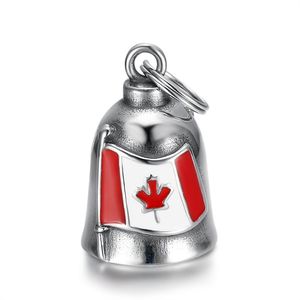 Porte-clés en acier inoxydable avec pendentif feuille d'érable canadienne, cadeau unisexe - Product Image 5