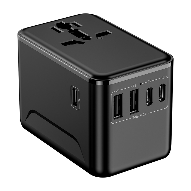 Universal Travel Adapter International Plug Converter Adaptor 30W Indian Specifications PD Wall Power Socket Charger