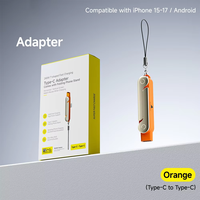 Adaptador OTG 2 en 1 de 240W con Soporte para Teléfono, USB C a Tipo C, Plegable, Portátil, Giratorio 360°, de Aleación de Zinc, para Transferencia de Datos de Smartphones