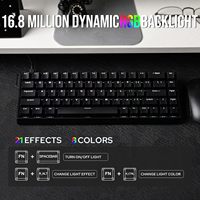 Aula WIN68 HE Keyboard Magnetik dengan Sakelar Efek Hall yang Dapat Disesuaikan, Keyboard Kompak Berkabel 65% yang Dapat Ditukar Saat Beroperasi (Hot-Swappable)