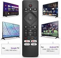 Control Remoto Universal 43PUL7652F7 UPMT26CND00 de Repuesto para Android/Google TV 70PUL7553/F7 75PUL7552/F7 65PUL7552/F7