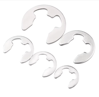 High Quality Stainless Steel Open Snap Ring Retaining Ring Washer Spring Stainless Steel E-Type Circlip for Wholesale